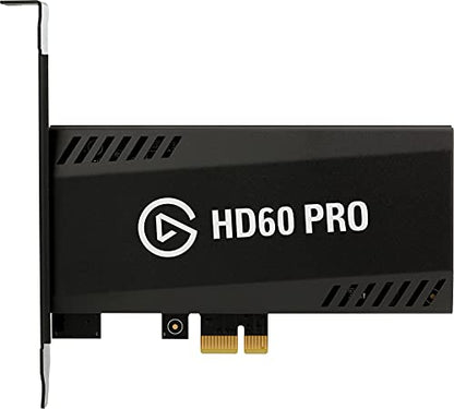 Elgato HD60 Pro1080p60 Capture and Passthrough, PCIe Capture Card, Low-Latency Technology, PS5, PS4, Xbox Series X/S, Xbox One