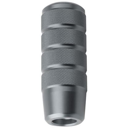 Osilly 3.74 Inch Aluminum Shift Knob with 3 Threaded Adapters, Gray | aluminum alloy construction, ergonomic extended grip, supplied adapters, for manual and select automatic cars, interior parts - color: Gray