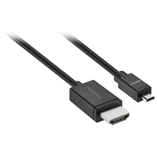 INSIGNIA HDMI to Micro HDMI Cable (8 ft) - size: 8 ft, style: HDMI to MIcro HDMI cable (8 ft)