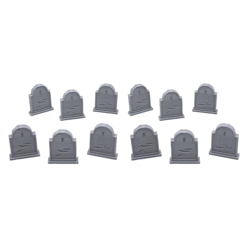 EnderToys Mausoleum Graveyard Tombstones, 3D Printed Tabletop RPG Scenery and Wargame Terrain 28mm Miniatures
