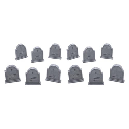 EnderToys Mausoleum Graveyard Tombstones, 3D Printed Tabletop RPG Scenery and Wargame Terrain 28mm Miniatures