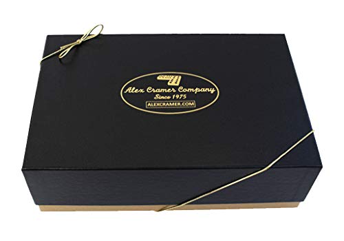 Alex Cramer 'Cabin Club' Classic Domino Set with Black Walnut Case - Premium Quality 28 Indestructible Double Six Dominoes (Double 6 Dominos Set)