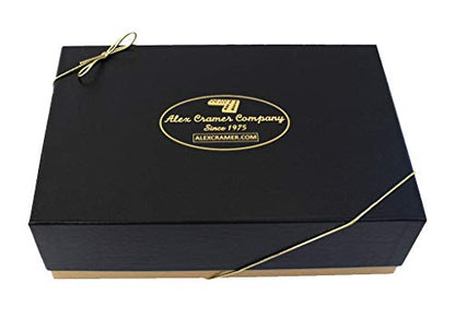 Alex Cramer 'Cabin Club' Classic Domino Set with Black Walnut Case - Premium Quality 28 Indestructible Double Six Dominoes (Double 6 Dominos Set)