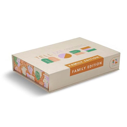 Tell Me More: Family Edition - A Family Conversation Starter Game of 52 Questions to Foster Communication and Deepen Connections - color: Family Edition