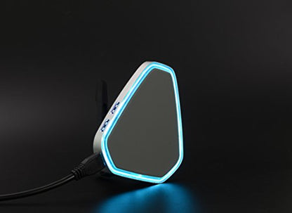 Gaming Mouse Bungee, 4-Port USB 3.0 HUB with Cord Holder, 7 LED RGB Backlit, Metal Material, Fast Charging High Speed, Multifunctional Cable Management for Pro Esports Competitive Games