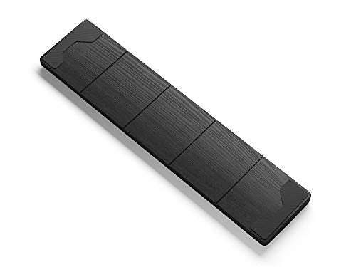 Glorious Wooden Wrist Rest - Full Standard Size - Onyx/Black - Mechanical Keyboard, Wood Ergonomic Palm Rest| 17.5x4 inches/19mm Thick (GV-100-DARK) - size: Full Size