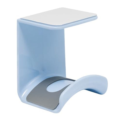 1Pcs Blue ABS Plastic Headphone Stand Hanger, Hanging Headset Holder Hook Under Desk, Adhesive Earphones Hangers for Desk Headphone Hanger, Most Headphones and Controller - color: Blue, size: Under Desk