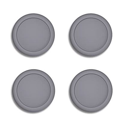 eXtremeRate PlayVital Switch Thumb Grip Caps, Joystick Caps for Nintendo Switch Lite, Silicone Analog Cover Thumbstick Grips for Switch OLED Joycon - Gray - color: Gray