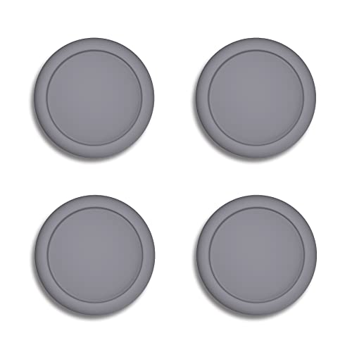 eXtremeRate PlayVital Switch Thumb Grip Caps, Joystick Caps for Nintendo Switch Lite, Silicone Analog Cover Thumbstick Grips for Switch OLED Joycon - Gray - color: Gray