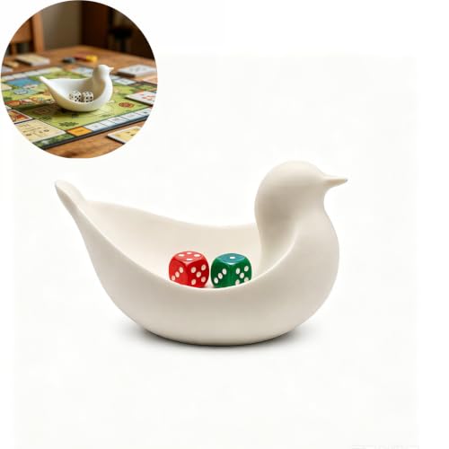 Dice Dish for Mahjong Small Rolling Tray for Tabletop Games | Cute Dice Holder for RPG and DnD Dice Sets Compact Rolling Tray Adds Fun to Mahjong and Tabletop Game Nights