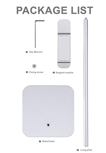 Headphone Stand for Desk, Aluminum Headset Stand (Silver) - color: Silver
