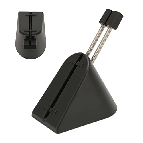 Mouse Cable Management Clip, Spring Arm Extends Up to 3 Inches, Flexible Rubber Clip Accommodates Various Sizes of Power Cords, with Non Slip Base Suitable for Professional e Sports Select(Black)