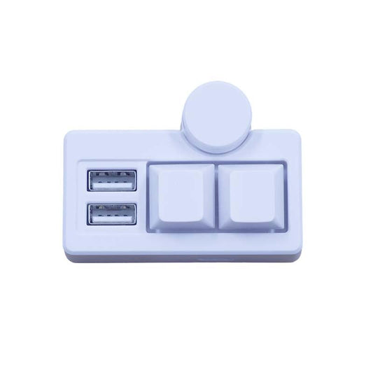 2 Key Mechanical Keypad, Mini OSU Gaming Keyboard with RGB Backlit | Perfect for OSU! high-speed tapping. Hot-swappable mechanical switches ensure zero lag and ultimate gaming precision. - size: 2 keys