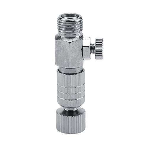 Tbest Harder Steenbeck Airbrush Quick Connect,Airbrush Quick Release Disconnect Adapter 1/8 in Male and Female Connections Adapter with Adjustable Control Valve Airbrush Accessories