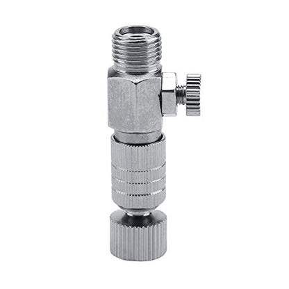 Tbest Harder Steenbeck Airbrush Quick Connect,Airbrush Quick Release Disconnect Adapter 1/8 in Male and Female Connections Adapter with Adjustable Control Valve Airbrush Accessories