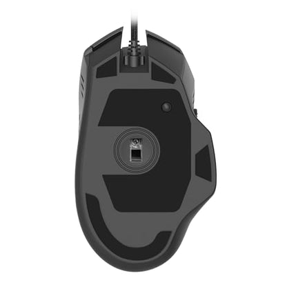 Redragon - Roadmaster M723 - Gaming Mouse - 12400 DPI Adjustable Wired Optical Gaming Mouse - 7 Programmable Buttons - 5 Backlit Modes - Max 12400DPI - 180CM High-Speed USB Braided Cable