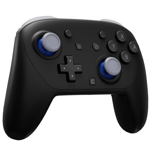 eXtremeRate Replacement 3D Joystick for Nintendo Switch 2 Pro Controller, Left Right Analog Stick Thumbsticks with Screwdriver Tools for Switch 2 Pro, Multi-Colors Options - Yale Blue & New Hope Gray - color: Yale Blue & New Hope Gray