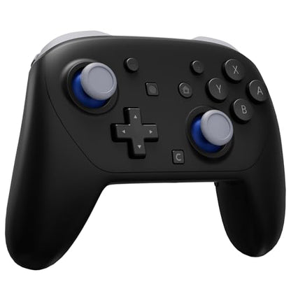 eXtremeRate Replacement 3D Joystick for Nintendo Switch 2 Pro Controller, Left Right Analog Stick Thumbsticks with Screwdriver Tools for Switch 2 Pro, Multi-Colors Options - Yale Blue & New Hope Gray - color: Yale Blue & New Hope Gray