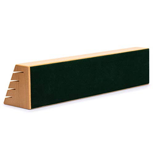 Yellow Mountain Imports Solid Beechwood Playing Card Holders - Set of 2 - size: 9.8”