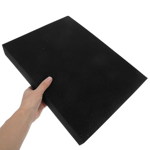 Baluue Pick Apart Foam Insert Sheets Black Sponge Material 4pcs with Cushioning and Easy Tear Features, for Packing and Movement Protection for Cases and Toolboxes