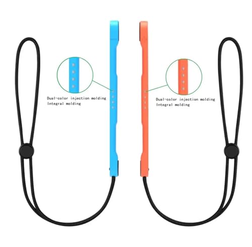 Wrist Straps Compatible with Nintendo Switch 2, Replacement Wrist Strap for Joycon 2 Controller, Safety Lanyard for Joy Con 2 (Blue&Red) - color: Blue&Red