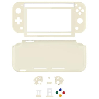 eXtremeRate Antique Yellow DIY Replacement Shell for Nintendo Switch Lite, NSL Handheld Controller Housing w/Screen Protector, Custom Case Cover for Nintendo Switch Lite - color: Antique Yellow