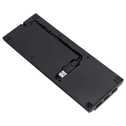 Vertical Gaming Console Cooling Stand with Light Bar for One X, 3 Fans, USB Hub Charging Ports, Decorative Design, ABS Material
