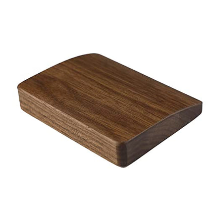2 pcs Mini Wood Wrist Rest Portable Movable Solid Wooden Walnut Beech for Most Mechanical Keyboard Numpad Sp64 - color: Walnut Mini Wrist Rest 2 Pcs