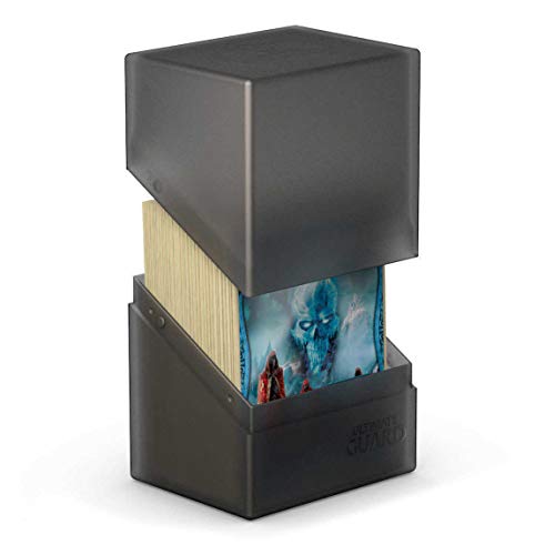 Ultimate Guard Boulder 80+ Classic, Deck Case for 80 Double-Sleeved TCG Cards, Onyx, Secure & Durable Storage for Trading Card Games, Soft-Touch Finish - color: Onyx, size: 80+