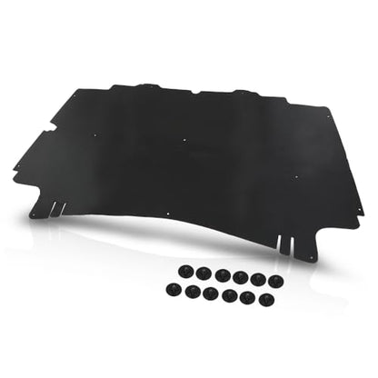 PIT66 Hood Insulation Pad 1/2" Heat Blanket Fit Dodge Ram 1500 2002-2008 | Fit Dodge Ram 2500 3500 2003-2009 w/Clips - style: 2002-2008 Dodge Ram 1500 w/o Holes