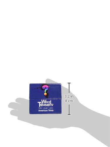 ? WORD TEASERS American Trivia - Trivia Game for Adults & Kids - Interesting & Fun Trivia Questions About the United States - 150 Trivia Cards for Kids, Teens & Adults - style: American Trivia