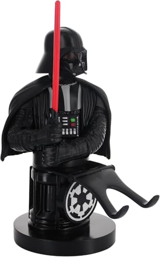 Exquisite Gaming Star Wars Phone Holder & Controller Stand, Darth Vader Cable Guy 8.5 in