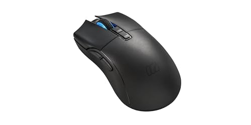 iRocks M31R Wireless Gaming Mouse, Triple Mode 2.4G/ Bluetooth/USB-C Detachable Cable Gaming Mouse, Kailh GM8.0 Mouse Switches, Advanced PixArt PAW3395 Optical Sensor, Up to 26,000 DPI - Black - color: Black