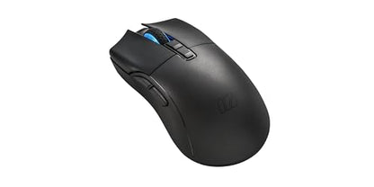 iRocks M31R Wireless Gaming Mouse, Triple Mode 2.4G/ Bluetooth/USB-C Detachable Cable Gaming Mouse, Kailh GM8.0 Mouse Switches, Advanced PixArt PAW3395 Optical Sensor, Up to 26,000 DPI - Black - color: Black