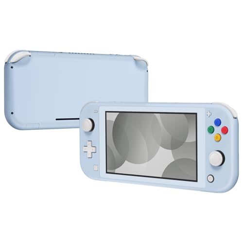 eXtremeRate Sky Blue DIY Replacement Shell for Nintendo Switch Lite, NSL Handheld Controller Housing w/Screen Protector, Custom Case Cover for Nintendo Switch Lite - color: Sky Blue