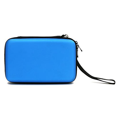 ADVcer 3DS Case, EVA Waterproof Hard Shield Protective Carrying Case with Detachable Hand Wrist Strap Compatible with Nintendo New 3DS XL, New 3DS, 3DS XL, 3DS, 3DS LL or 2DS XL or DSi, DS Lite (Blue) - color: Blue