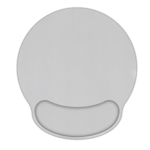 Laptop Computer Gaming Mouse Pad with Wrist Rest Support,Ergonomic Memory Foam Mouse Mat,Non-Slip Rubber Base Office Work Desk Pad,Comfortable & Pain Relief (Light Grey) - color: Light Grey