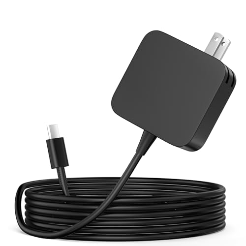 65W USB C Fast Charger Compatible with Nintendo Switch 2 Steam Deck OLED & ROG Ally/TV Dock/Quest 3/ Play-Station Portal,JBL Xtreme 4 AC Adapter with Foldable Plug & 6.6FT USB-C Cable