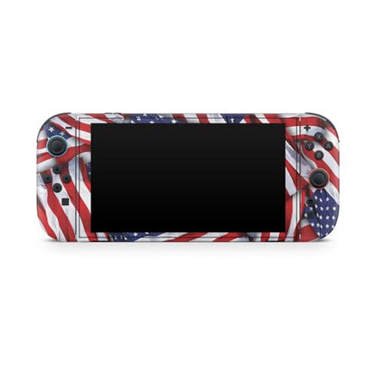 Gaming Skin Compatible with Nintendo Switch 2 Console Only - Patriot - Premium 3M Vinyl Protective Wrap Decal Cover - Easy to Apply | Crafted in The USA by MightySkins - color: Patriot, size: Switch 2 Console Skin Only, style: Matte Finish