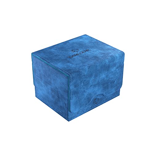 GameGenic Deck Box – Sidekick XL Blue 100CT – Durable and Sturdy TCG, OCG, CCG Card Storage – Compatible with Pokemon, Yugioh, Commander, and MTG Magic: The Gathering Cards - color: Blue