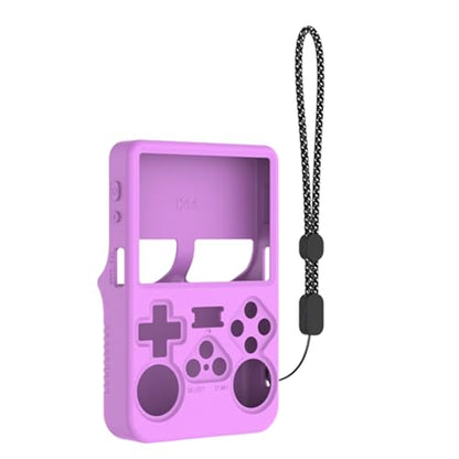 Protector Covers Scratchproof Silicone Shell for R36S Game Console Skin Sleeve Gamepad Housing Game Accessory - color: Purple