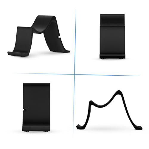 Desktop Game Controller Stand Holder – Stylish, Minimal Wave Design, Suitable for PS5, Xbox, Switch, PC & Retro Gamepads - by Brainwavz (UGDS11) - color: UGDS11
