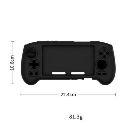 Gamepad Protective Sleeve for ANBERNIC RG556 Drop Protection Cover RG556 Silicone Case Gaming Console Housing Shell (Purple) - color: Purple