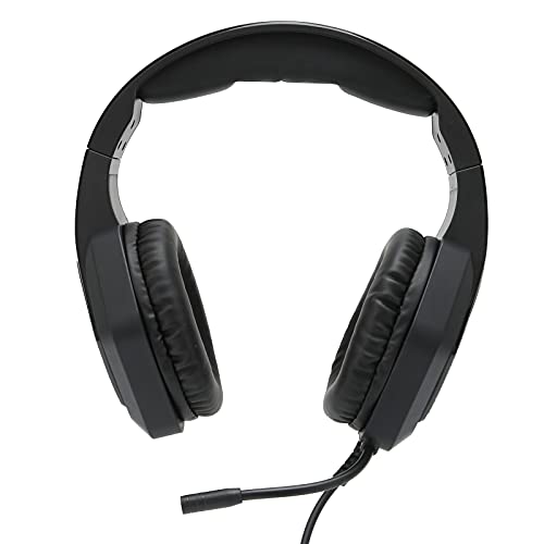 Gaming Headphones Noise Canceling RGB Lighting Surround Sound for PC Gaming and Console Users ABS 1 Pair