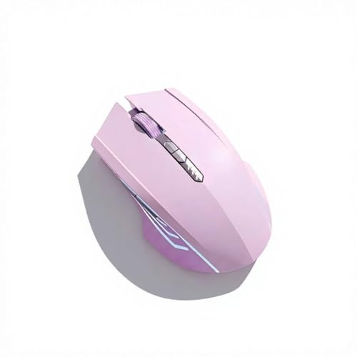 holy sword M800 Dual - Mode Gaming Mouse | Wired Charging / 2.4G Wireless/Bluetooth | 3200 DPI | RGB Lighting (Purple) - color: Purple