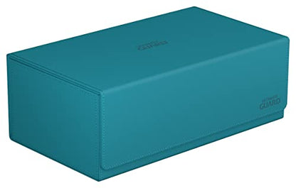 Ultimate Guard Arkhive 800+, Deck Case for 800 Double-Sleeved TCG Cards, Petrol, Compatible with Boulders, Magnetic Closure & Microfiber Inner Lining - color: Petrol, size: 800+