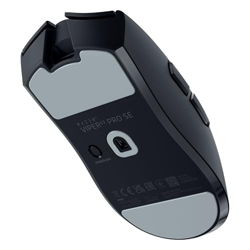 Razer Viper V3 Pro SE Wireless Gaming Mouse: 54g Lightweight - 1K Polling Dongle - 35K DPI Optical Sensor - Gen3 Optical Switches - Symmetrical Shape - 8 Programmable Controls - 95 Hr Battery - Black - color: Black, style: 1000 Hz Polling