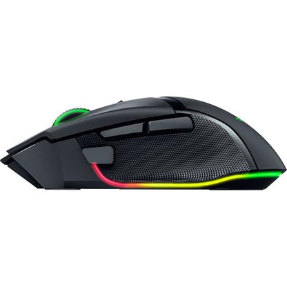 Razer Basilisk V3 Pro 35K Wireless Gaming Mouse, 140 Hr Battery, Black | 35K DPI Optical Sensor Gen 2, HyperScroll Tilt Wheel, 13 Customizable Controls, Chroma RGB, Optical Switches Gen 3 - color: Black