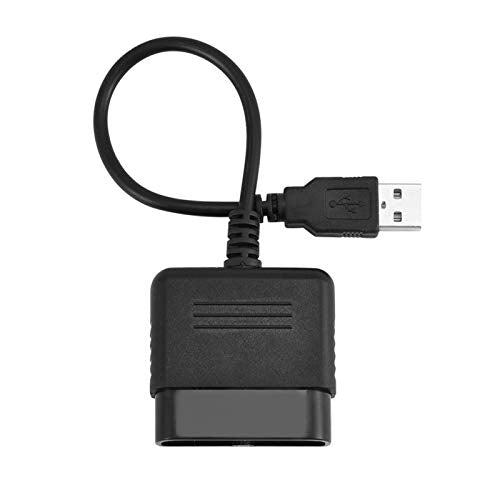 PS2 to PS3 Adapter, 20cm USB Cable PS2 to PS3 Video Game Controller Adapter Converter for PS3 Compatible with PS3 Console and PC