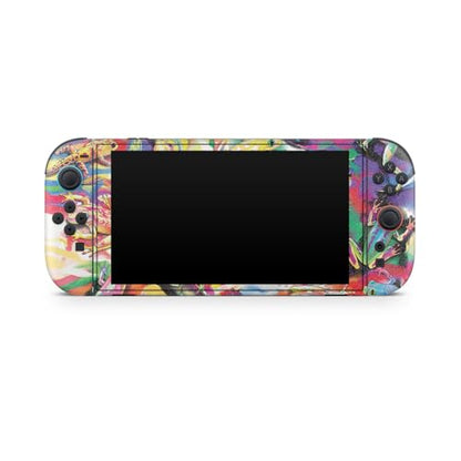 Glossy Glitter Gaming Skin Compatible with Nintendo Switch 2 Console Only - Wet Paint - Premium 3M Vinyl Protective Wrap Decal Cover - Easy to Apply | Crafted in The USA by MightySkins - color: Wet Paint, size: Switch 2 Console Skin Only, style: Glossy Gl